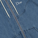 Buy Dime MTL Hooded Bomber Jacket Light Wash. 100% Cotton construct. Hooded with adjustable drawstrings. Shop the biggest and best range of Dime MTL at Tuesdays Skate shop. Fast free delivery with next day options, Buy now pay later with Klarna or ClearPay. Multiple secure payment options and 5 star customer reviews.