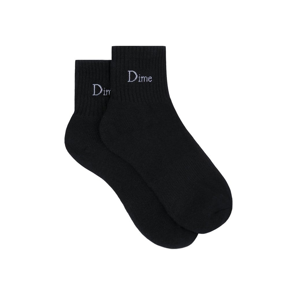 Buy Dime MTL Classic Socks Black. 100% Cotton construct. UK 7 - UK 11 See more Dime? Shop the biggest and best range of Dime MTL in the UK at Tuesdays Skateshop. Competitive pricing, Fast Free delivery, Buy now pay later & multiple secure payment options at checkout.