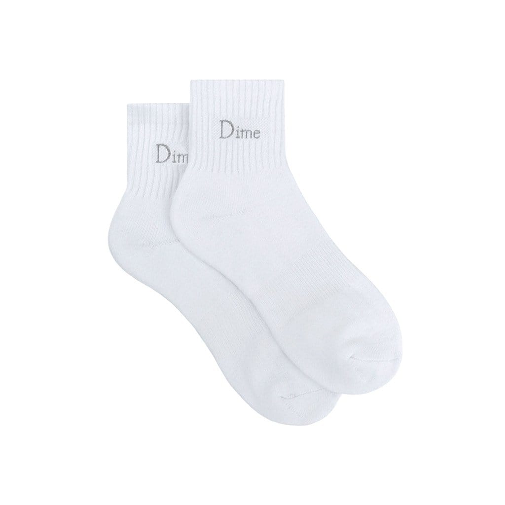 Buy Dime MTL Classic Socks White. 100% Cotton construct. UK 7 - UK 11 See more Dime? Shop the biggest and best range of Dime MTL in the UK at Tuesdays Skateshop. Competitive pricing, Fast Free delivery, Buy now pay later & multiple secure payment options at checkout.