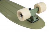 Buy D-Street Cruiser Army Green. Size: 27” x 6.9”Material: Injection Moulded PP Deck Truck: 3” Matte Painted Aluminium, Wheels: 59mm x 45mm 83a HR PU Cast, Bushings: 92a PU Cast, Bearings: ABEC 7 For further information please feel free to open the chat. Buy now pay later with ClearPay and fast free delivery options at Tuesdays.