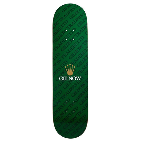Buy Gilnow Traders 'Time Piece' Skateboard Deck, 8.5" X 31.875" Deep Concave/Steep. Wheelbase : 14" Pressed and Printed in Germany by Quarter Dist. Free griptape, Free next day delivery and buy now pay later options at checkout. Best selection of Skateboards in Bolton at Tuesdays Skateshop.