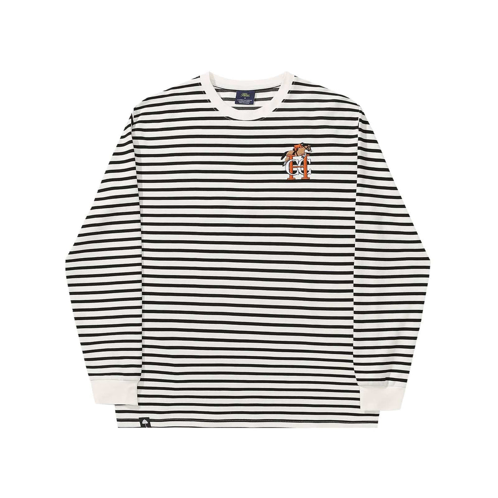 Buy Helas HCC Horse Longsleeve Stripe T-Shirt White. 100% Soft cotton construct Embroidered Umbrella detail left of chest. Woven tab detail at hem. For further information on any of our products please feel free to message. See more Helas? Fast Free delivery and shipping options. Buy now Pay later with Klarna and ClearPay payment plans at checkout. Tuesdays Skateshop, Greater Manchester, Bolton, UK.
