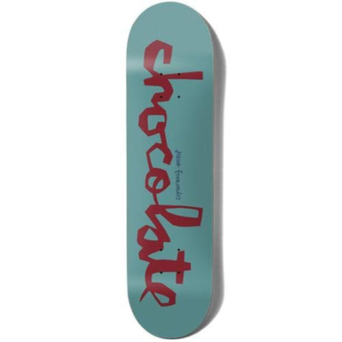 Buy Chocolate Skateboards OG Chunk Jesus Fernandez Skateboard Deck 8.25" Wheelbase : 14" Mid Concave All decks are sold with free Jessup grip tape, please specify in the notes if you would like it applied or not. Fast Free UK delivery, Worldwide Shipping. buy now pay later, Klarna & ClearPay. Tuesdays Skateshop, Bolton UK.