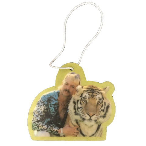 Buy Joe Exotic Tiger King Car Air Freshener. Cherry Scented aroma. Long lasting cherry aroma. Elasticated string pulley for adjusting to car interior. Shop all the latest? Fast free UK delivery with Quick Worldwide shipping. 