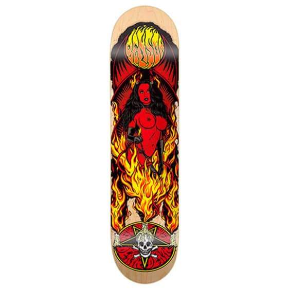 Buy Death Skateboards Benson 'Devil Woman' Skateboard Deck 8.5" Mid Concave. Top ply stains vary. All decks come with free Jessup grip tape, please specify in notes if you would like it applied or not. See more Decks? Fast Free UK & Europe Delivery options, Worldwide Shipping. #1 UK Stockist.