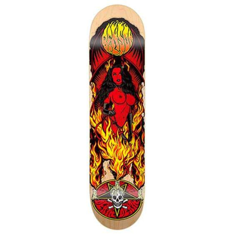 Buy Death Skateboards Benson 'Devil Woman' Skateboard Deck 8.5" Mid Concave. Top ply stains vary. All decks come with free Jessup grip tape, please specify in notes if you would like it applied or not. See more Decks? Fast Free UK & Europe Delivery options, Worldwide Shipping. #1 UK Stockist.