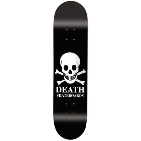 Buy Death Skateboards OG Skull Black Skateboard Deck 9" Mid Concave. Top ply stains vary. All decks come with free Jessup grip tape, please specify in notes if you would like it applied or not. See more Decks? Fast Free UK & Europe Delivery options, Worldwide Shipping. #1 UK Stockist.