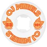 Buy OJ Wheels From Concentrate Hardline Skateboard Wheels. 53 MM 101A. Classic Skatepark shape at a great price point. Maintaining speed with a great slide without compromising performance or flatspotting. Best for skateboarding wheels at Tuesdays Skateshop. Buy now pay later with Next day delivery options.