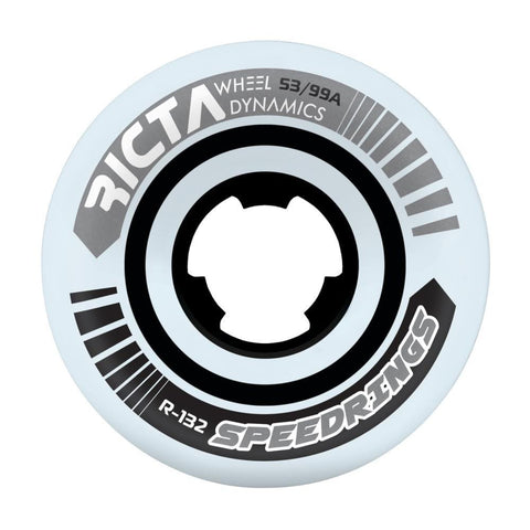 Buy Ricta Wheels Speedrings Slim 53 MM 99 A. High quality finish urethane. Great value for Money wheel. See more wheels? Feel free to drop us a message if you have any questions. contact@tuesdaysskateshop.co.uk. Best range of skateboarding wheels at Tuesdays. Fast Free delivery, trusted customer reviews, safe checkout and buy now pay later options.