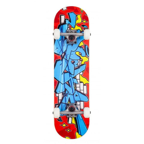 Buy Rocket 'Bricks Mini' Complete Skateboard Multi 7.375" Split stain bottom ply. 7 Ply hard rock Maple construct. 5.0 Polished Raw trucks with PU cushioning riser pads. 52 MM X 32 MM 90A Wheels with Abec 5 bearings as standard. Ideal for a first time Full set up. 30.5" in length. Ideal for a beginner | First Timer | Complete Full Set Up. Buy now pay later with Klarna and ClearPay payment plans. Tuesdays Skateshop.