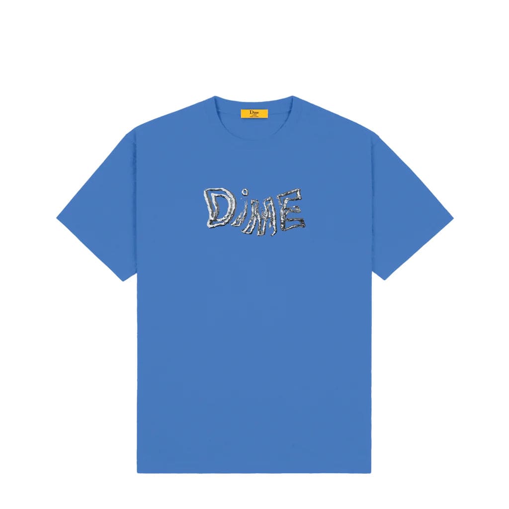 Buy Dime MTL Liquid Metal T-Shirt Sonic Blue. Front print detailing. 6.5 oz 100% mid weight cotton construct. Shop the biggest and best range of Dime MTL at Tuesdays Skate shop. Fast free delivery with next day options, Buy now pay later with Klarna or ClearPay. Multiple secure payment options and 5 star customer reviews.
