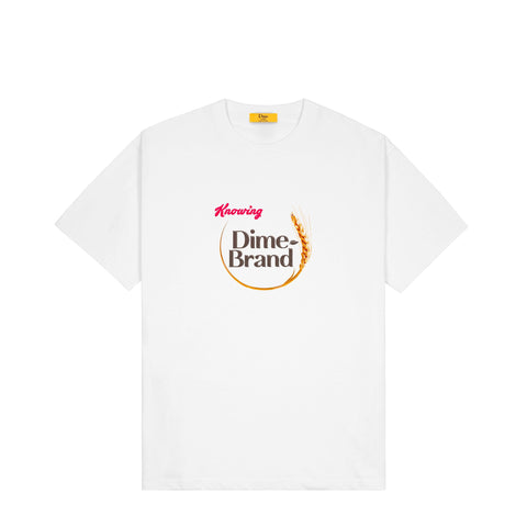 Buy Dime MTL Grain T-Shirt White. Front print detailing. 6.5 oz 100% mid weight cotton construct. Shop the biggest and best range of Dime MTL at Tuesdays Skate shop. Fast free delivery with next day options, Buy now pay later with Klarna or ClearPay. Multiple secure payment options and 5 star customer reviews.