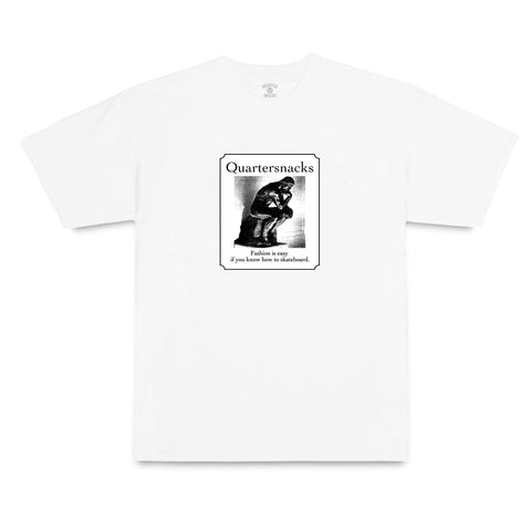 Quartersnacks Think T-Shirt White