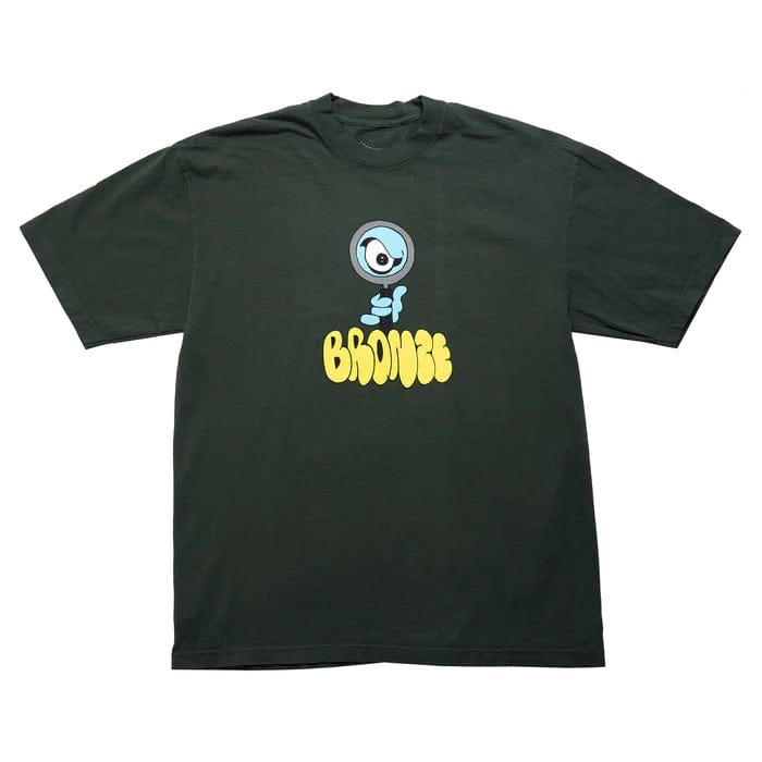 Buy Bronze 56k Magnify T-Shirt Forest Green. 100% Cotton construct. Front print detailing. Regular cut/fit. Size guide for Bronze56k. #1 Destination for Bronze in the UK at Tuesdays Skateshop, Bolton. Fast Free delivery and Multiple secure checkout options. Buy now pay later with Klarna or ClearPay.