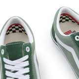 Buy Vans Skate Old Skool Pro Shoes Dark Green (Greener Pastures) VN0A5FCB6QU1. Light weight durable padded throughout construct. Suede reinforced Double stitched toe Box w/ Canvas padded upper for that added snug comfort. Shop the best range of Vans Skateboarding trainers in the U.K. at Tuesdays Skate Shop, located in Bolton Town Centre. Buy now pay later options with Klarna & ClearPay. Fast Free Delivery options.