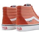 Buy Vans Skate Sk8-Hi Pro Shoes Burnt Ochre VN0A5FCCGWP1 Light weight durable Hi-Top construct Suede reinforced Double stitched toe Box w/ Canvas padded upper for that added snug comfort. Heel cushioned insole for reduced landing impact on the new improved UltracushHD insert insole. Shop the best range of Vans Skateboarding trainers in the U.K. at Tuesdays Skate Shop, located in Bolton Town Centre. Buy now pay later options with Klarna & ClearPay. Fast Free Delivery options. 80.00 GBP