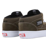 Buy Vans Skate Half Cab Dark Olive VN0AFCDDOL1. Remodelled for a longer lasting wear. Classic Silhouette constructed with heavy Suede panelling. New checkerboard tab detail. Red Vans Skateboarding Heel Tab. Fast Free UK delivery options. Best for Vans Skateboarding at Tuesdays. Buy now pay later with Klarna & ClearPay. Bolton, Greater Manchester. UK.