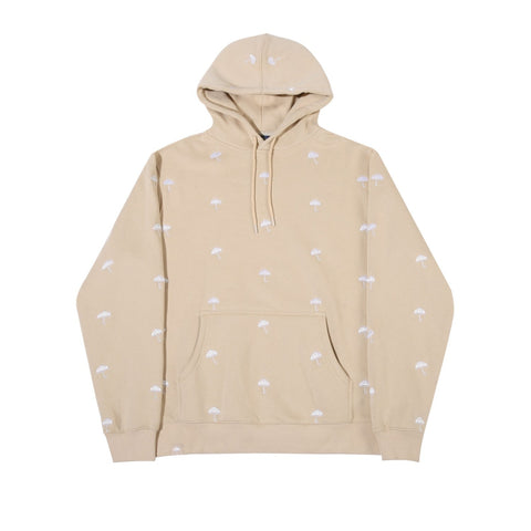 Buy Helas Allover Hood Beige. Heavy Cotton construct. Front detailing. Drawstring adjustable hood with Helas detailed tips. Kangaroo pouch pocket. Feel free to open chat (bottom right) for any further assistance. Fast Free delivery and shipping options. Buy now pay later with Klarna and ClearPay payment plans at checkout. Tuesdays Skateshop, Greater Manchester, Bolton, UK. Best for Helas.