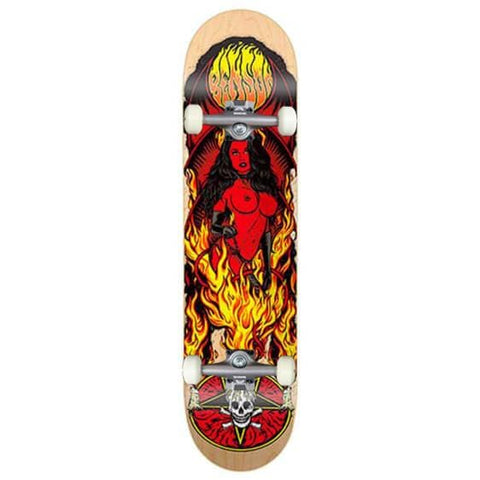 Buy Death Skateboards Benson 'Devil Woman' Complete Skateboard 8.5" (Hanger trucks) 52 MM 99 DU Wheels Abec 5 Bearings. Ideal for a first timer or the more intermediate skateboarding. Ideal for a first timer or the more intermediate skateboarding. #1 for getting rolling in the UK. Buy now pay later with Klarna & Clearpay. Fast Free Delivery/Shipping options. Tuesdays Skateshop | Bolton Greater Manchester | UK.