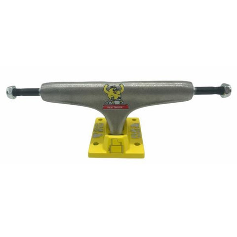 Buy Film Trucks X Blast Mascot Skateboards Black Trucks 5.25" (PAIR) Suitable for decks 7.8" - 8.25" See below for detailed sizing chart. See more?  Fast free UK delivery, Worldwide shipping. Tuesdays Skate Shop UK. Best for Skateboard Trucks at Tuesdays Skateshop, Buy now pay later with Klarna & ClearPay.