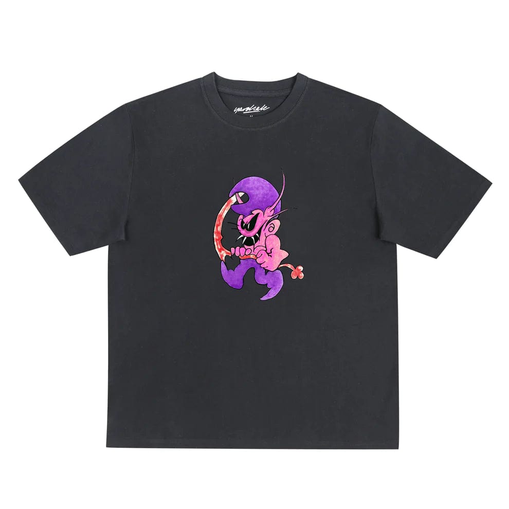 Buy Yardsale Goblin T-Shirt Black. Detailed print central on chest 100% cotton construct regular fitting tee. See more Yardsale? Fast Free Delivery and Shipping options. Buy now pay later with Klarna and ClearPay payment plans. Tuesdays Skateshop, UK. Best for Yardsale.