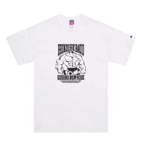 Buy Bronze 56k Brolic Radio T-Shirt White. 100% Cotton construct. Front print detailing. Regular cut/fit. Size guide for Bronze56k. #1 Destination for Bronze in the UK at Tuesdays Skateshop, Bolton. Fast Free delivery and Multiple secure checkout options. Buy now pay later with Klarna or ClearPay.