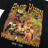 Buy Rosa For Tuesdays Amir Khan 'King Khan' T-Shirt Black. Designed By Rosa, Follow him here. High quality DTG print on thick cut Russell Athletic Tee. Shop the best range of Vintage style graphic Tee's from Tuesdays Skate Shop. Fast free delivery options with multiple secure checkout methods. Buy now pay later options with Klarna & ClearPay.