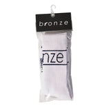 Buy Bronze 56k B Logo Crew Socks White. Cotton construct sport socks. #1 UK Destination for Bronze 56k, Skateboarding & Streetwear at Tuesdays Skateshop, Bolton. Fast Free delivery and multiple secure payment options at checkout. Buy now pay later with Klarna or ClearPay.