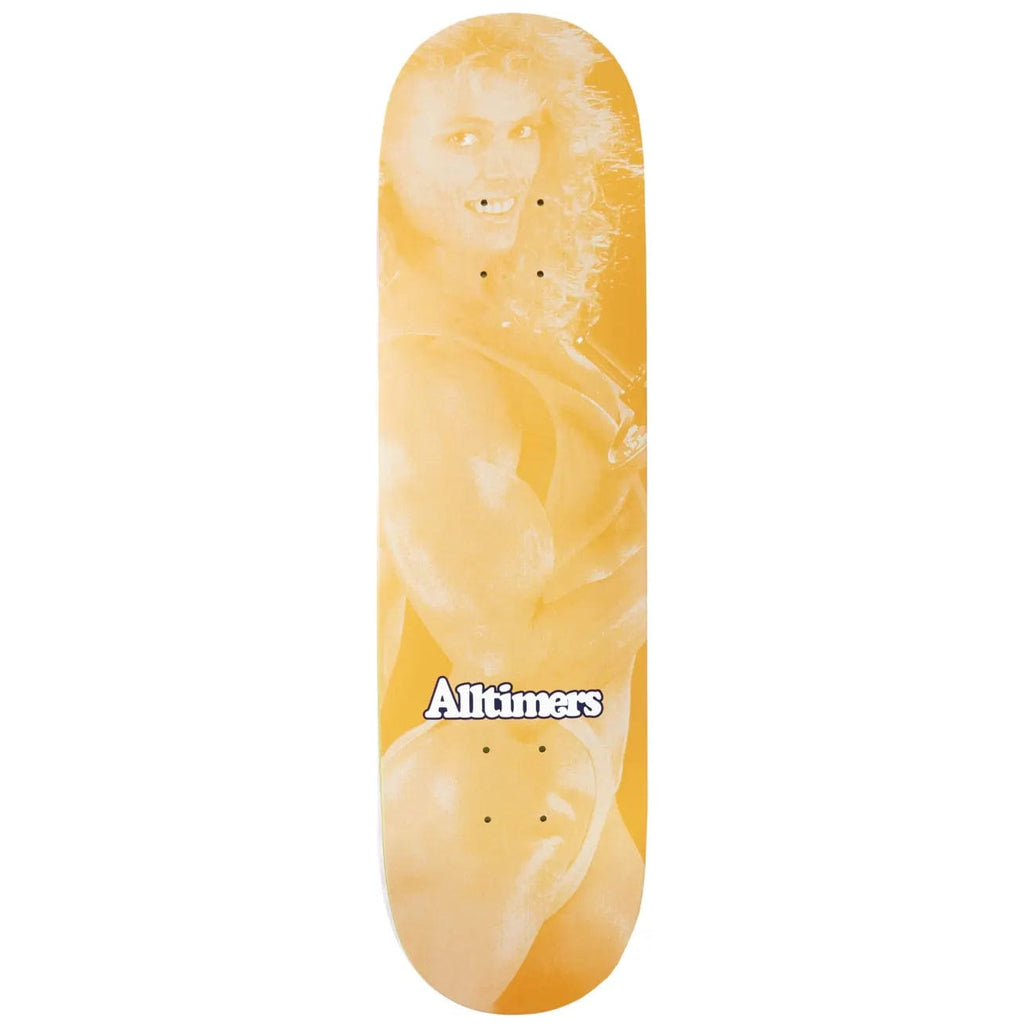 Alltimers 'Flex' Orange Skateboard Deck 8"