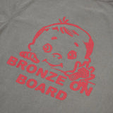 Buy Bronze 56k Bob Pocket T-Shirt Grey. 100% Cotton construct. Front print detailing. Regular cut/fit. Size guide for Bronze56k. #1 Destination for Bronze in the UK at Tuesdays Skateshop, Bolton. Fast Free delivery and Multiple secure checkout options. Buy now pay later with Klarna or ClearPay.