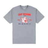 Classic Grip Religion T-Shirt Heather Grey