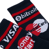 Buy Classic Grip Finance Bitcoin Visa Socks. Cover all bases with a sleek all in one Spono accessory. 90% Cotton/10% Spandex. Tuesdays #1 UK destination for skateboarding with fast free delivery options, 5 star customer reviews, multiple checkout options and Buy now Pay Later. Tuesdays Skateshop, Bolton.