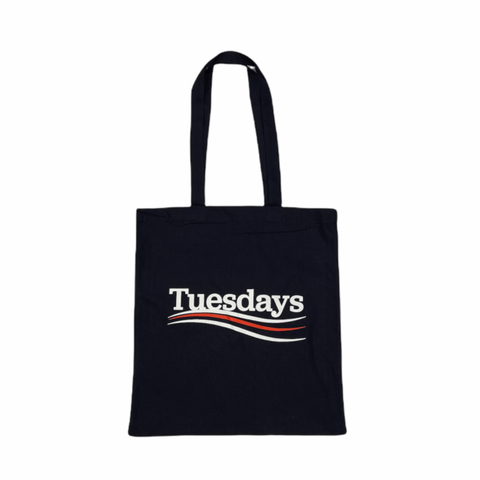 Buy Tuesdays '2016' Tote Bag Navy. Fast Free delivery with buy now pay later options via Klarna & ClearPay. Best for Skateboarding bags at Tuesdays.