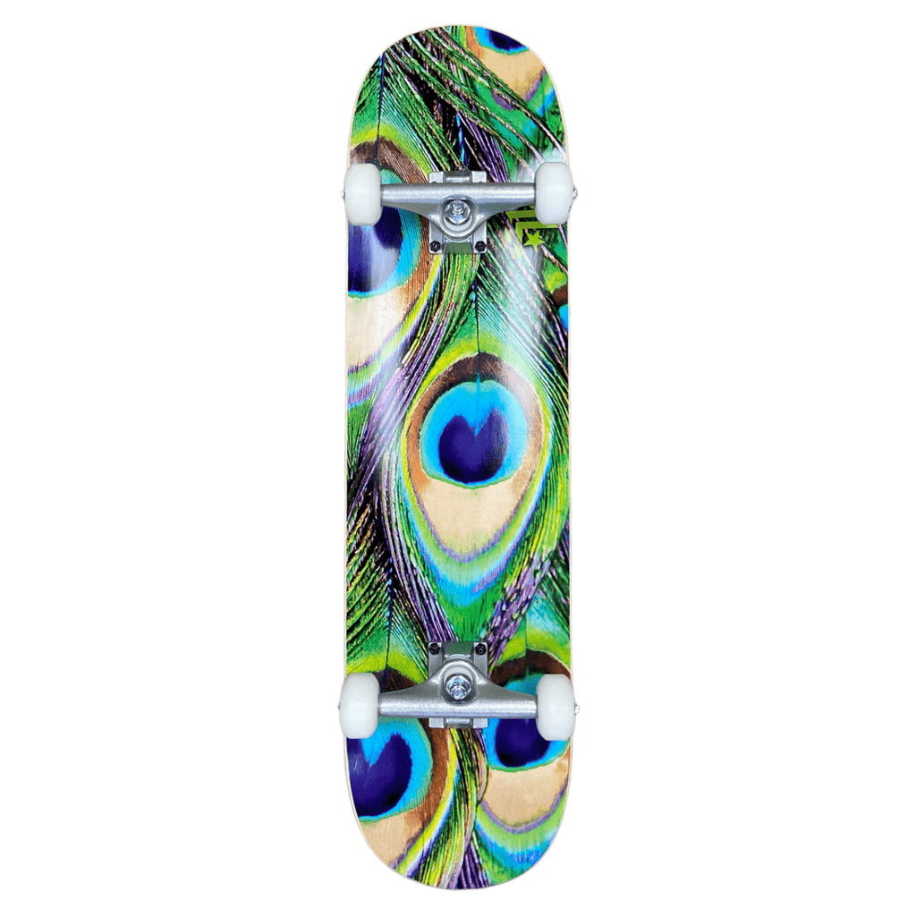 Buy Mini Logo Peacock Feather Complete Skateboard Set Up comes fully assembled ready to use. Read our buyers guide for advice on buying your first skateboard. Make the most of fast free delivery when shopping the largest selection of Skateboards in the U.K. at Tuesdays Skate Shop. Buy now pay later with clearPay & Klarna. Next day delivery.