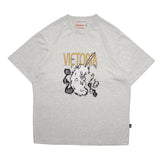 Buy Victoria HK Duster T-Shirt Heather Grey. 100% Soft cotton construct. Front print detail. Woven tab side detailing. See more Tees? Best for skateboarding tees at Tuesdays Skateshop. Fast free delivery options. Buy now Pay later with Klarna and ClearPay. 