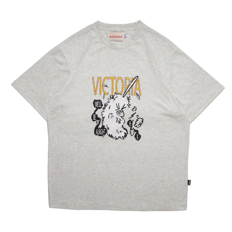 Buy Victoria HK Duster T-Shirt Heather Grey. 100% Soft cotton construct. Front print detail. Woven tab side detailing. See more Tees? Best for skateboarding tees at Tuesdays Skateshop. Fast free delivery options. Buy now Pay later with Klarna and ClearPay. 